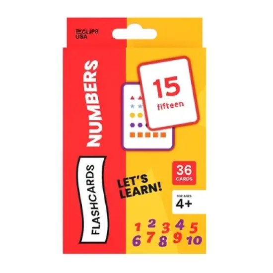 59110: Flash Cards, Numbers, 36 Cards (48 Packs) image {3}