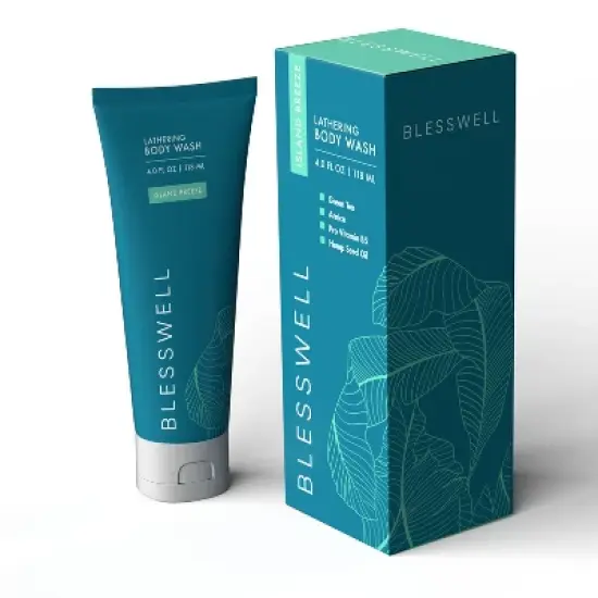 Blesswell Lathering Body Wash - Fresh Scent - 4 fl oz image {1}