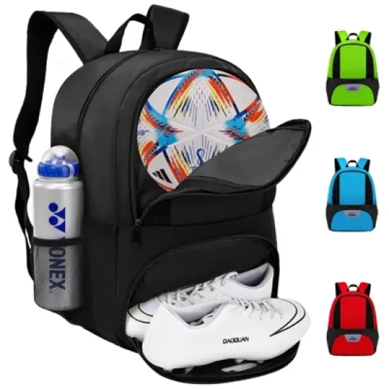 Soccer Bag,Youth Soccer Backpack, Football Volleyball Basketball Backpack fo,Sport Equipment Bags image {8}