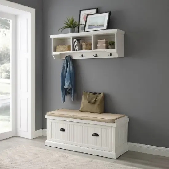 2pc Seasie Entryway Set White - Crosley image {5}