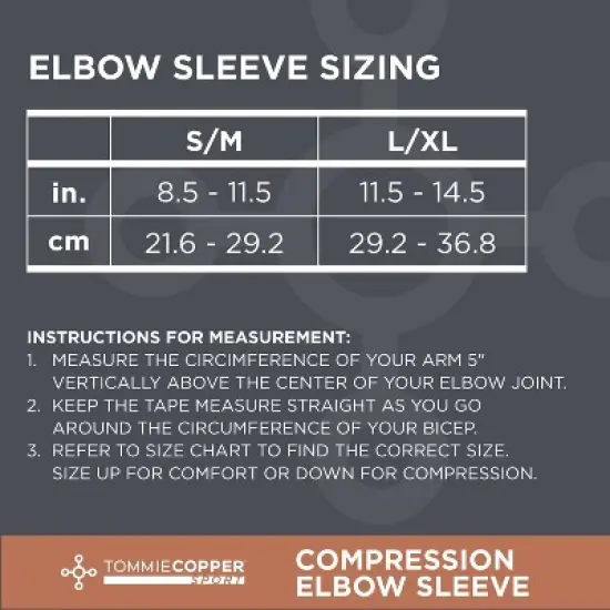 Tommie Copper Compression Elbow Support Sleeve image {4}