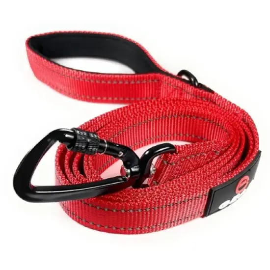 Locking Carabiner Nylon Dog Leash &ndash; 1 or 2 Handle &ndash; Enthusiast Gear image {4}