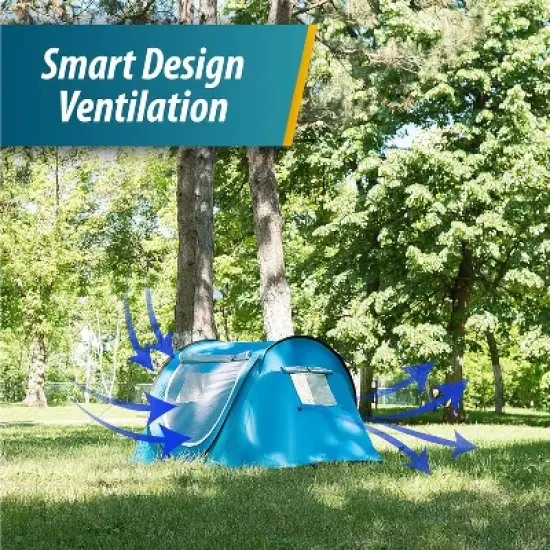 Zone Tech Instant pop Up Beach Tent Canopy - Portable Sun Shade Shelter 2-3 person Easy Set Up Canopy Tent with Carry Bag for Outdoor Activities image {6}