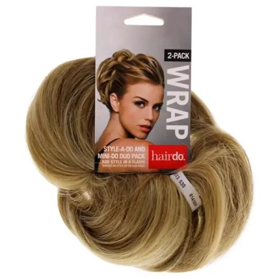 Style-a-do And Mini-do Duo Pack - R14 88H Golden Wheat by Hairdo for Women - 2 Pc Hair Wrap image {2}