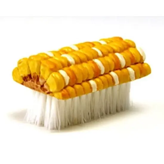 Norpro Soft Bristled Corn Cob Cleaning Scubber De-Silking Brush - Silk Remover image {1}