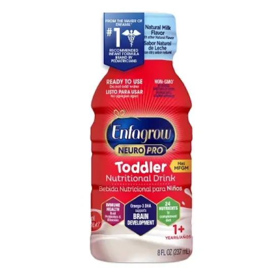 Enfagrow NeuroPro Non-GMO Ready to Feed Toddler Formula Bottles - 8 fl oz Each/6ct image {4}