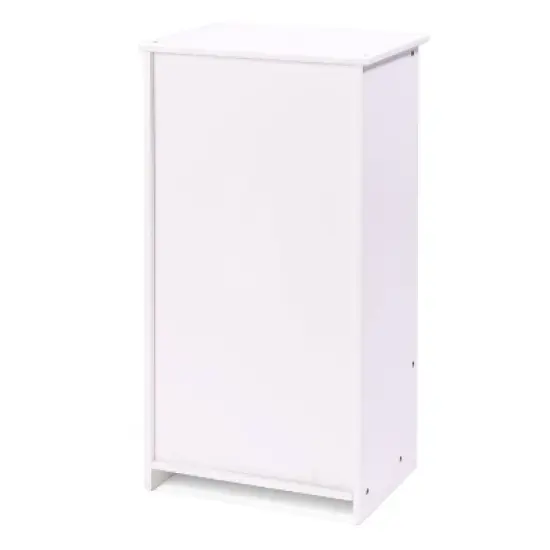 Badger Basket Doll Armoire w/ Hangers - White/Pink image {4}