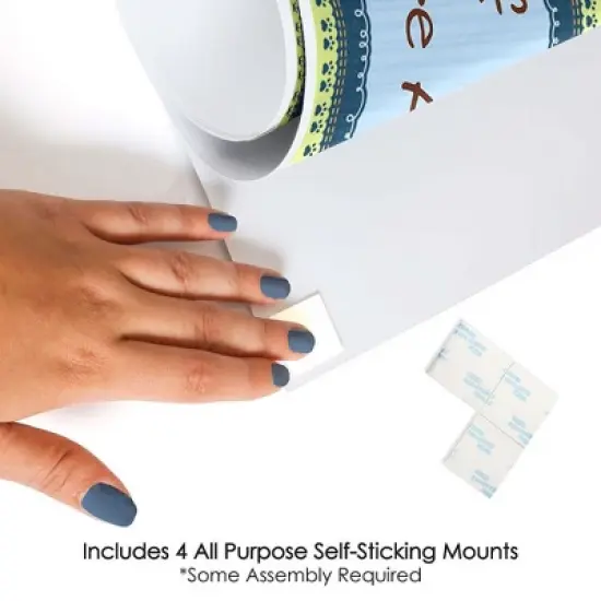 Big Dot of Happiness Boy Baby Teddy Bear - Baby Shower Decorations Party Banner image {5}