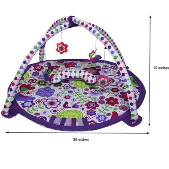 Bacati - Baby Activity Gyms & Playmats (Botanical Purple/Multi) image {5}