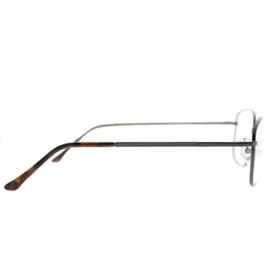 Elasta  KJ1 Unisex Square Eyeglasses Dark Ruthenium 55mm image {2}