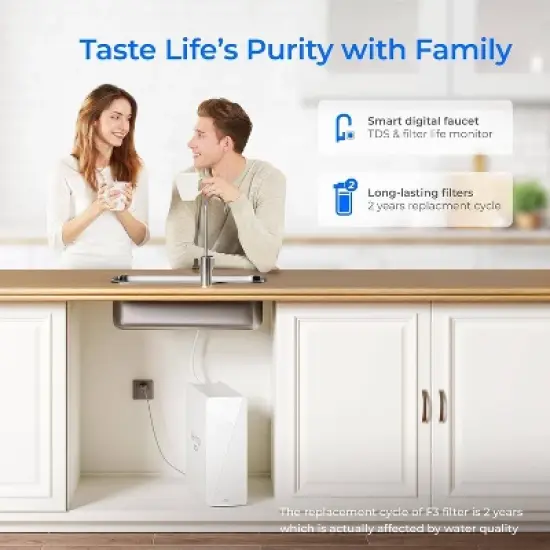 Waterdrop X8-Basic Reverse Osmosis System Extra F2 Replacement Filter image {5}