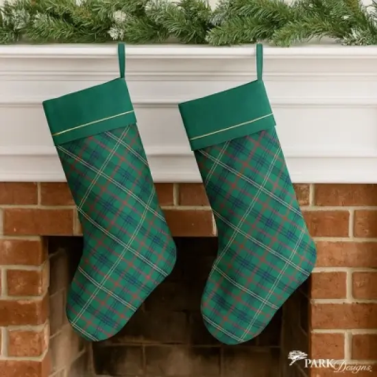 Patricia Heaton Home Macmerry Plaid Stocking Set of 2 image {4}