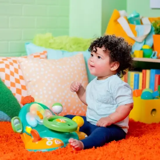 Bright Starts Lights & Colors Driver Steering Wheel Baby Toy image {11}