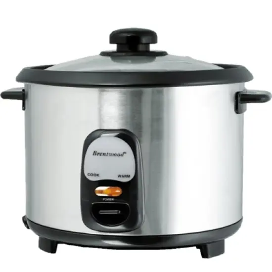 Brentwood 5 Cup Rice Cooker/Non-Stick with Steamer image {3}