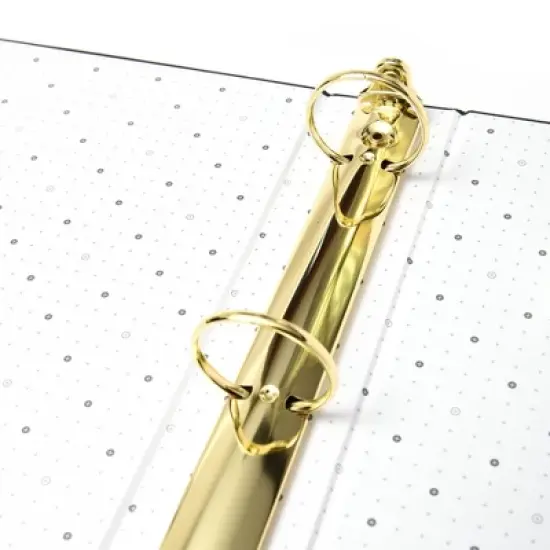 1.5" Signature Round Ring Binder Bookcloth Onyx - russell+hazel image {4}