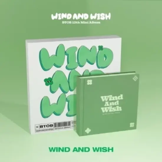 Btob - Wind And Wish - Random Cover - incl. Booklet, Mini Poster, Lucky Message Card, 2 Photocards, Standing Doll, Sticker Pack + Lyrics Paper (CD) image {1}