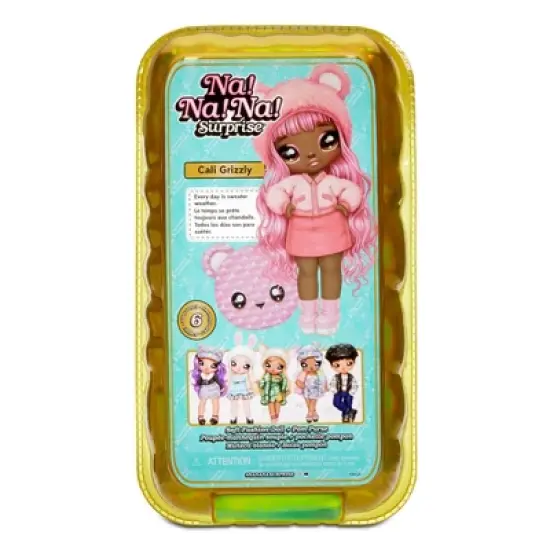 Na! Na! Na! Surprise Glam Series Cali Grizzly with Metallic Purse 2-in-1 Fashion Doll image {3}