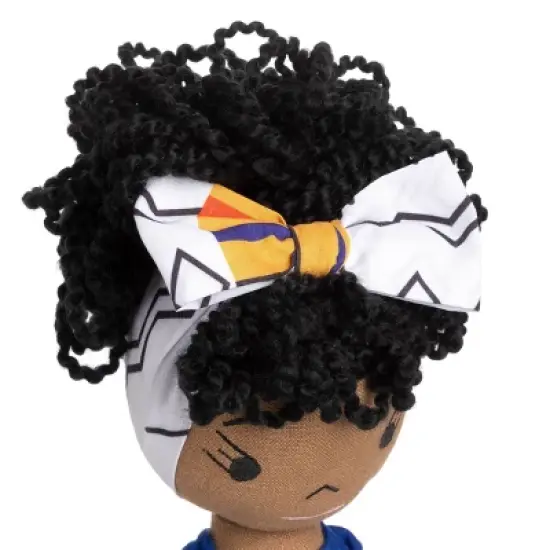 HarperIman Mia 14'' Plush Linen Doll image {3}