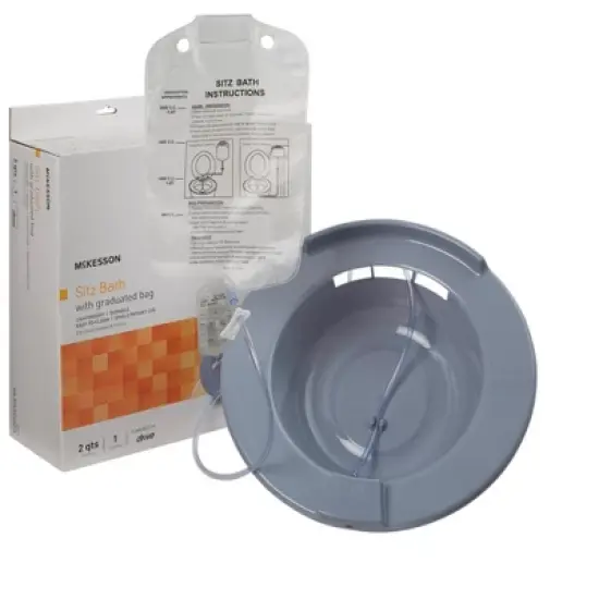 McKesson Graduated Sitz Bath, 2000 mL Bag, 6 Count image {3}