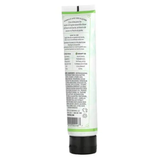 J R Watkins Hand Cream, Aloe & Green Tea, 3.3 oz (95 g) image {2}