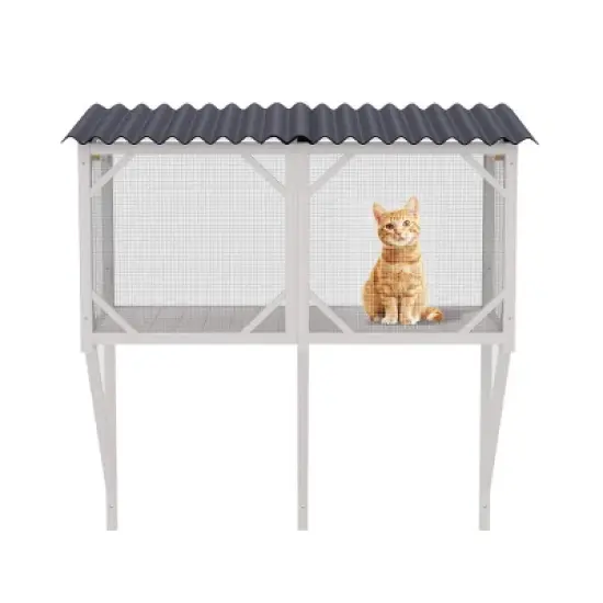KTMBDW Cat Window Box, Universal Cat Window Perch Catio with Waterproof Top, for Sunbathing, Napping & Nature Viewing image {7}