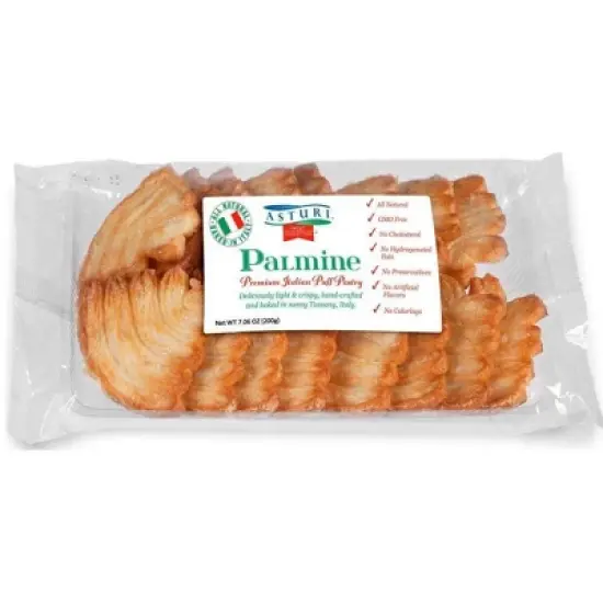 Asturi Palmine Premium Italian Puff Pastry - 7.06oz image {1}