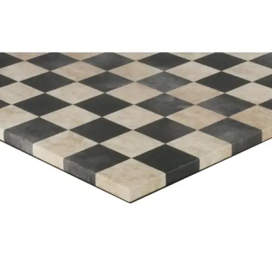 WorldWise Imports Chess Board - 14.5" Faux Leather Chess Board image {3}