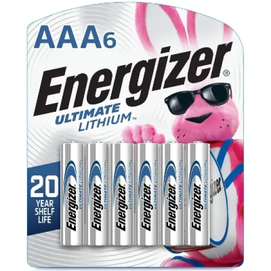 Energizer Ultimate Lithium AAA Batteries - Lithium Battery image {8}