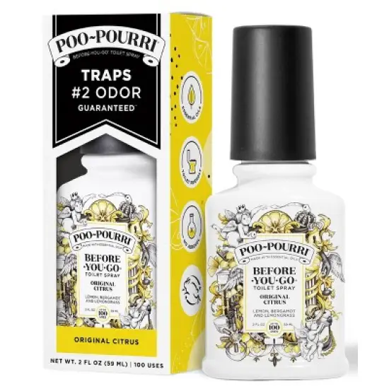 Poo-Pourri Before-You-Go Original Citrus, Lemon, Bergamot and Lemongrass Toilet Spray image {6}