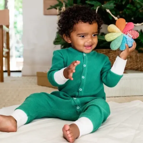 HABA Rainbow Fabric Ball - Machine Washable with 8 Different Sensory Effects image {5}