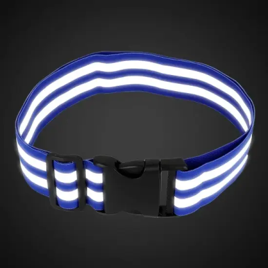 Unique Bargains Reflective Bands for Waist Reflective Belts High Visibility Night Cycling Riding Reflector Tape 2 Pcs image {2}