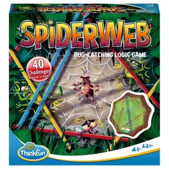 Ravensburger ThinkFun Spiderweb Bug-Catching Logic Board Game image {3}