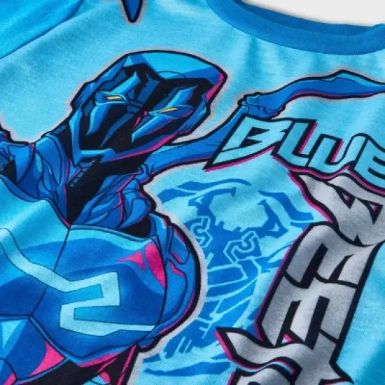 Boys' Blue Beetle 3pc Pajama Set - Blue image {2}