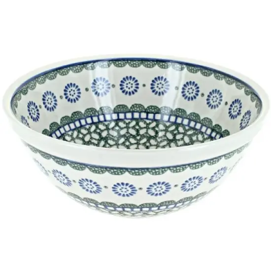 Blue Rose Polish Pottery 57 Ceramika Artystyczna Small Serving Bowl image {7}