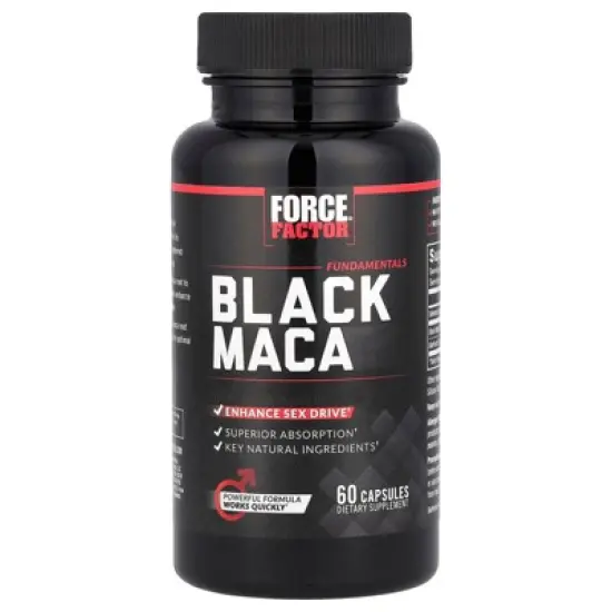 Force Factor Fundamentals, Black Maca, 60 Capsules image {4}