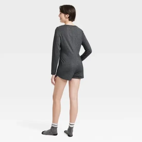 Women's V-Neck Pajama Romper - Colsie&trade; image {2}