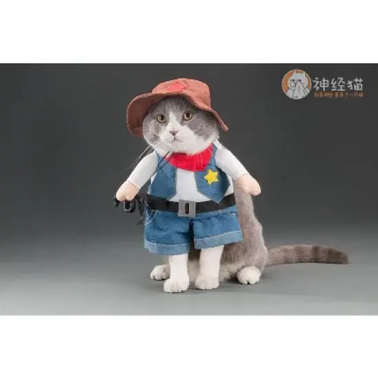 Pet Life 'Rodeo Bones' Cowboy Uniform Dog Costume image {4}