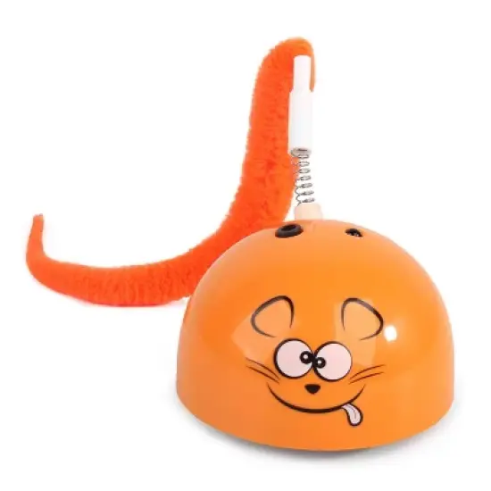 Allforpaws Interactive Cat Toy Mad Mouse, Orange image {9}