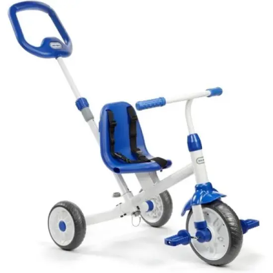 Little Tikes 3-in-1 Ride and Learn Kids' Standard Trike - Blue image {1}