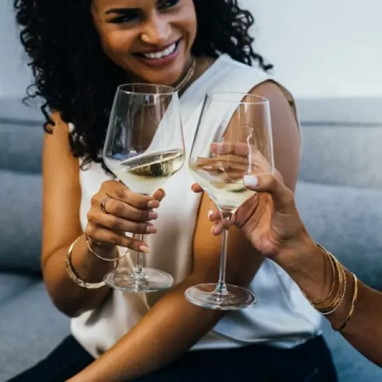 Libbey Signature Greenwich White Wine Glasses, 20 ounce, Set of 4 image {2}