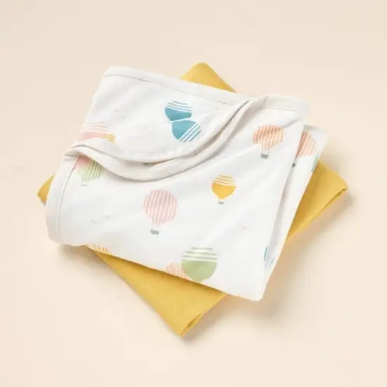Printed Baby Swaddle Blankets 2pk - Hearth & Hand&trade; with Magnolia image {5}