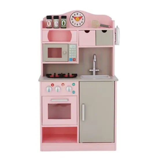 Teamson Kids  Little Chef Florence Classic Play Kitchen  Pink / Grey  TD-11708P image {10}