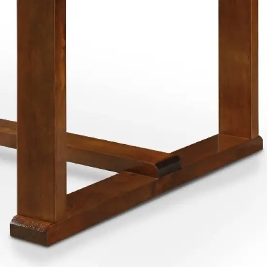 Wesley Extendable Dining Table Brown - ClickDecor image {7}