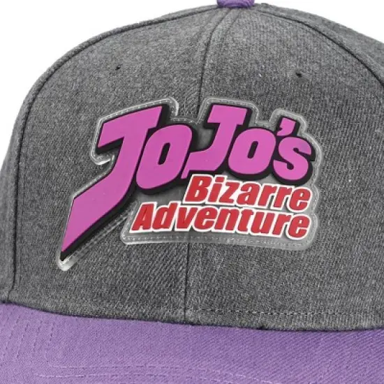 Jojo's Bizarre Adventures Anime Cartoon Logo Under Bill Art Snapback Hat image {3}