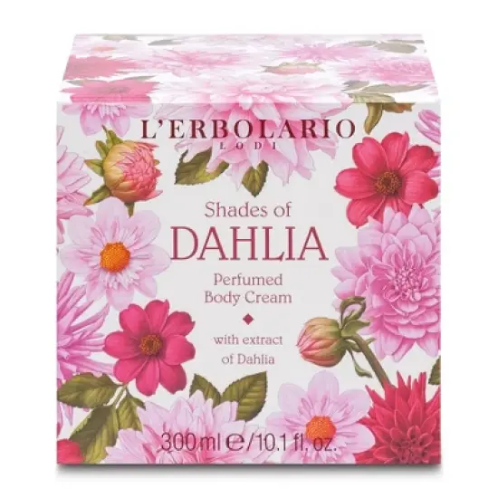 L'Erbolario Shades of Dahlia Perfumed Body Cream - Body Cream for Dry Skin - 10.1 oz image {4}