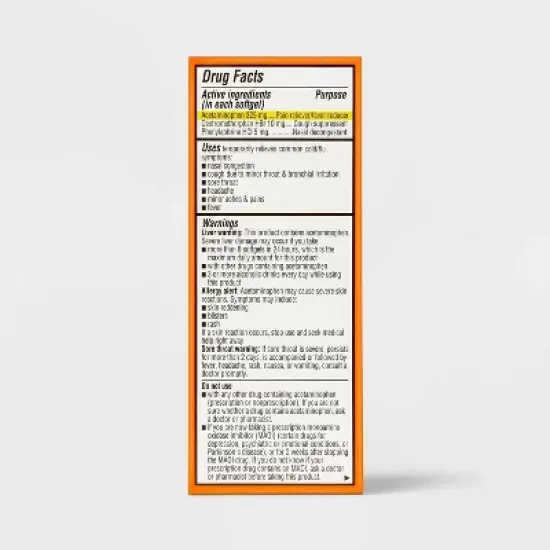 Ultra Concentrated Flu Treatment Liquicaps - 48ct - up&up&trade; image {3}