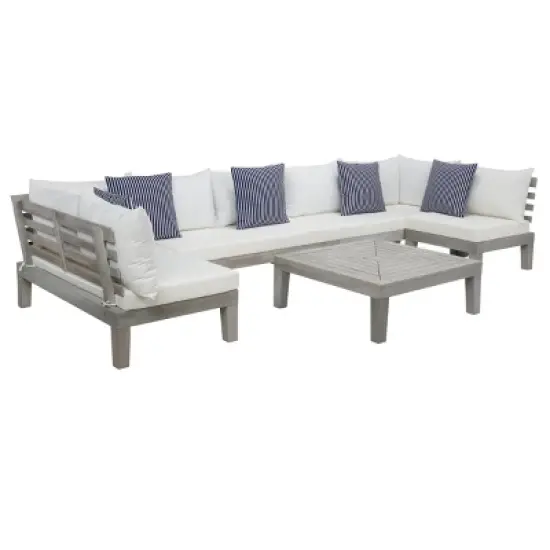 Granton 5 Pc Living Set - Indoor/Outdoor - PAT7054 - Safavieh image {2}
