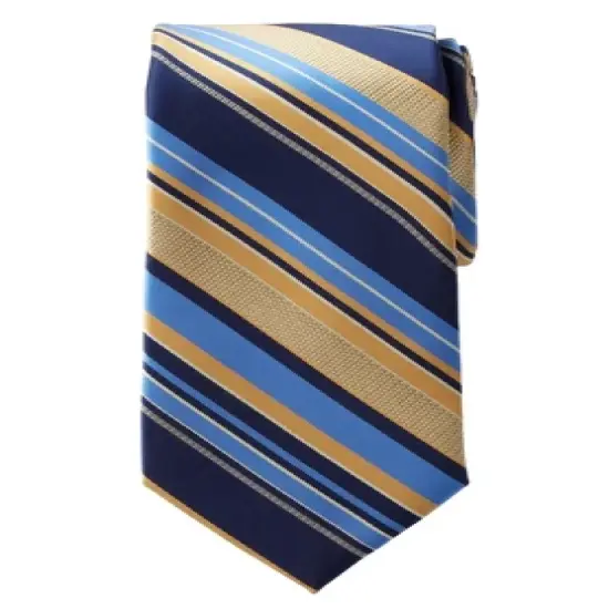 KS Signature by KingSize Men's Big & Tall  Classic Stripe Tie Necktie image {5}