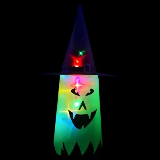 MyKids-USA Halloween Colorful Glowing Wizard Hats Decorative Accessory image {5}