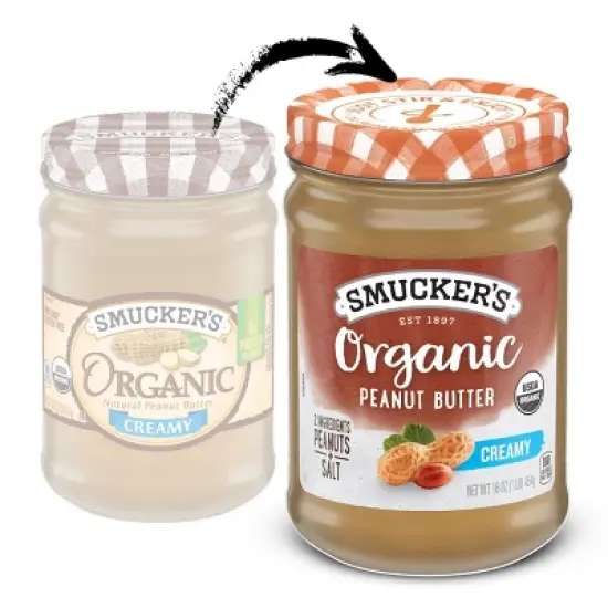 Smucker's Organic Natural Creamy Peanut Butter - 16oz image {1}